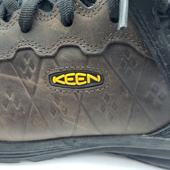 Keen Vista Energy Leather Sneakers 11.5EE Extra Wide Steel Toe Work Shoes Brown main image 10